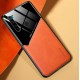 Бізнес чохол бампер GENEROUS для Xiaomi Redmi Note 8 з скла і штучної шкіри