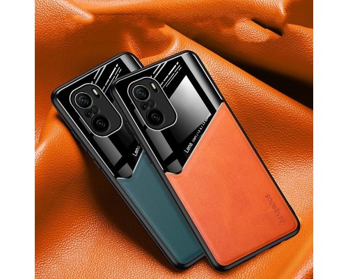 Бізнес чохол бампер GENEROUS для Xiaomi 11T / 11T Pro зі скла і штучної шкіри Бізнес чохол бампер GENEROUS для Xiaomi 11T / 11T Pro зі скла і штучної шкіри