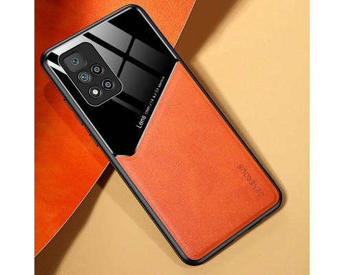 Бізнес чехол бампер GENEROUS для Xiaomi Redmi Note 11 Pro (China) зі скла і штучної шкіри Бізнес чехол бампер GENEROUS для Xiaomi Redmi Note 11 Pro (China) зі скла і штучної шкіри