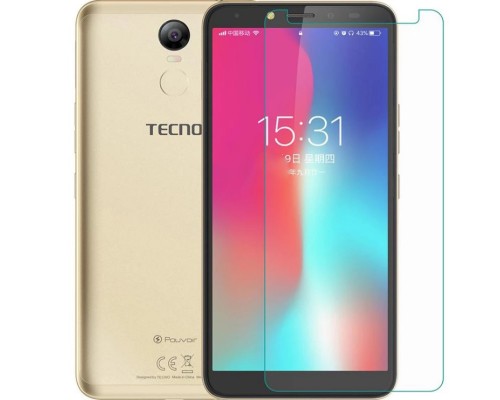 Захисне скло Tecno Pouvoir 2 Pro (LA7 pro) (Mocolo 0.33 mm) Clear
