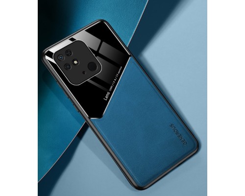 Бізнес чехол бампер GENEROUS для Xiaomi Redmi 10A зі скла і штучної шкіри Бізнес чехол бампер GENEROUS для Xiaomi Redmi 10A зі скла і штучної шкіри