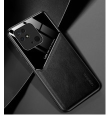 Бізнес чехол бампер GENEROUS для Xiaomi Redmi 10A зі скла і штучної шкіри