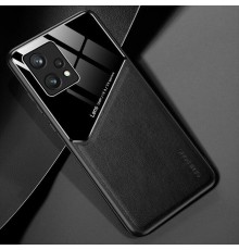 Бізнес чехол бампер GENEROUS для Realme 9 Pro зі скла і штучної шкіри