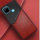Бізнес чехол бампер GENEROUS для Realme C25s зі скла і штучної шкіри