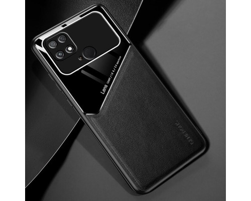 Бізнес чохол-бампер GENEROUS для Xiaomi Poco C40 зі скла та штучної шкіри Бізнес чохол-бампер GENEROUS для Xiaomi Poco C40 зі скла та штучної шкіри