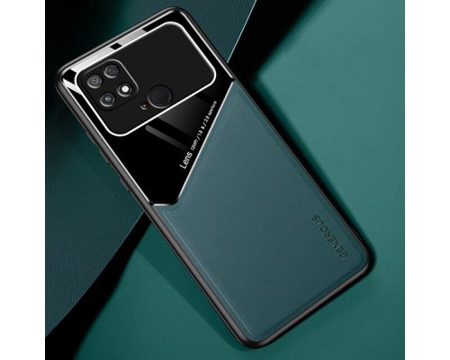 Бізнес чохол-бампер GENEROUS для Xiaomi Poco C40 зі скла та штучної шкіри Бізнес чохол-бампер GENEROUS для Xiaomi Poco C40 зі скла та штучної шкіри