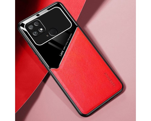 Бізнес чохол-бампер GENEROUS для Xiaomi Poco C40 зі скла та штучної шкіри Бізнес чохол-бампер GENEROUS для Xiaomi Poco C40 зі скла та штучної шкіри
