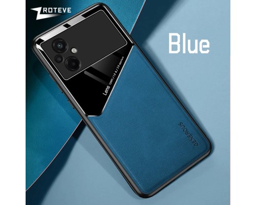 Бізнес чохол-бампер GENEROUS для Xiaomi Poco M5 зі скла та штучної шкіри Бізнес чохол-бампер GENEROUS для Xiaomi Poco M5 зі скла та штучної шкіри