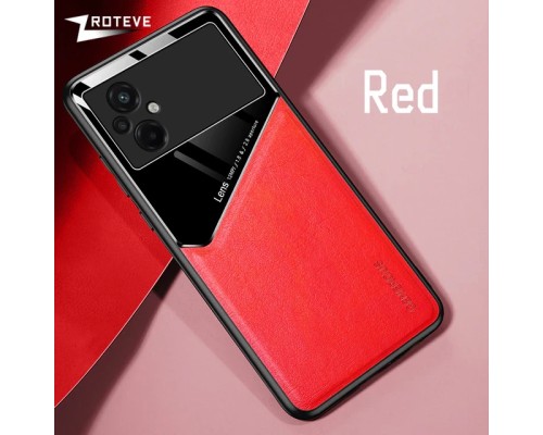 Бізнес чохол-бампер GENEROUS для Xiaomi Poco M5 зі скла та штучної шкіри Бізнес чохол-бампер GENEROUS для Xiaomi Poco M5 зі скла та штучної шкіри