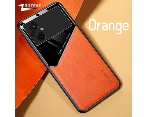 Бізнес чохол-бампер GENEROUS для Xiaomi Poco M5 зі скла та штучної шкіри Бізнес чохол-бампер GENEROUS для Xiaomi Poco M5 зі скла та штучної шкіри
