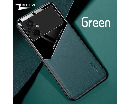 Бізнес чохол-бампер GENEROUS для Xiaomi Poco M5 зі скла та штучної шкіри Бізнес чохол-бампер GENEROUS для Xiaomi Poco M5 зі скла та штучної шкіри