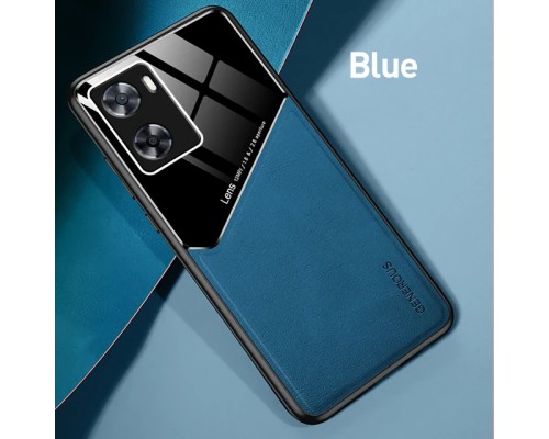 Бізнес чохол бампер GENEROUS для Oppo A57s зі скла та штучної шкіри Бізнес чохол бампер GENEROUS для Oppo A57s зі скла та штучної шкіри