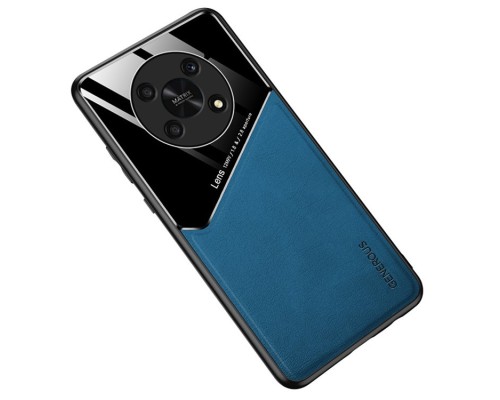 Бізнес чохол бампер GENEROUS для Huawei Honor Magic 4 Lite зі скла і штучної шкіри