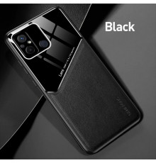 Бізнес чохол бампер GENEROUS для Xiaomi Redmi 12C зі скла і штучної шкіри