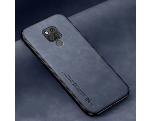 Шкіряний чохол Sheepskin з магнітом для Huawei Mate 20X Blue Шкіряний чохол Sheepskin з магнітом для Huawei Mate 20X Blue