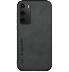 Шкіряний чохол Sheepskin з магнітом для Huawei P40