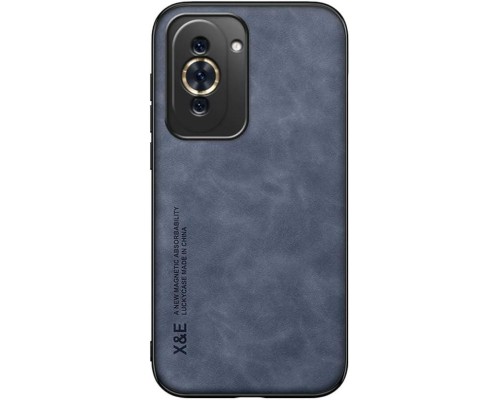 Шкіряний чохол Sheepskin з магнітом для Huawei Nova 10 Blue Шкіряний чохол Sheepskin з магнітом для Huawei Nova 10 Blue