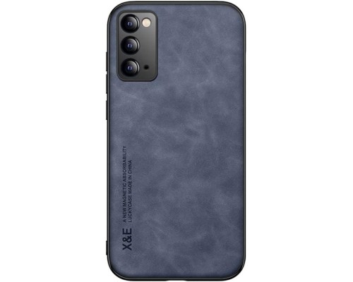 Шкіряний чохол Sheepskin з магнітом для Samsung Galaxy Note 20 Blue Шкіряний чохол Sheepskin з магнітом для Samsung Galaxy Note 20 Blue