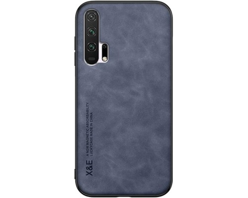 Шкіряний чохол Sheepskin з магнітом для Huawei Honor 20 Pro Blue Шкіряний чохол Sheepskin з магнітом для Huawei Honor 20 Pro Blue