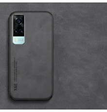 Шкіряний чохол Sheepskin з магнітом для Vivo Y31 / Y51 / Y53s 4G