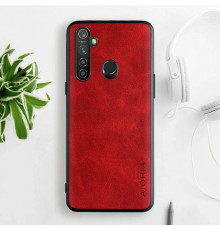 Шкіряний чохол AIORIA Vintage для Realme 5 / 5i / 5s / 6i red