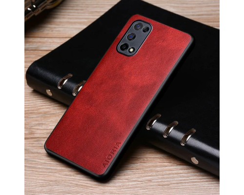 Шкіряний чохол AIORIA Vintage для Realme 7 Pro red Шкіряний чохол AIORIA Vintage для Realme 7 Pro red