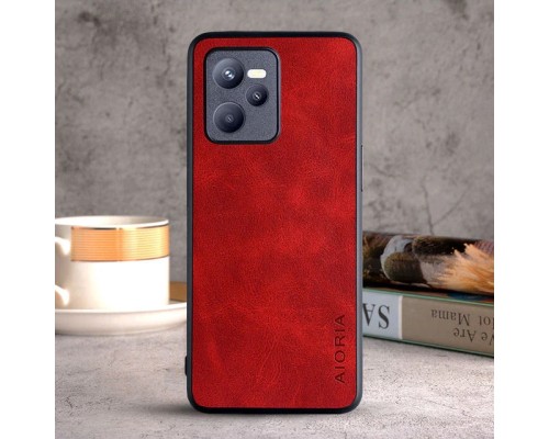 Шкіряний чохол AIORIA Vintage для Realme C35 / Narzo 50A Prime red Шкіряний чохол AIORIA Vintage для Realme C35 / Narzo 50A Prime red