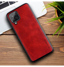 Шкіряний чохол AIORIA Vintage для Samsung Galaxy A12 / M12 red