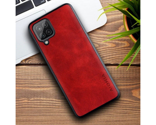 Шкіряний чохол AIORIA Vintage для Samsung Galaxy A12 / M12 red Шкіряний чохол AIORIA Vintage для Samsung Galaxy A12 / M12 red