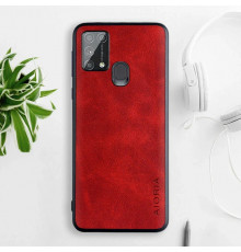 Шкіряний чохол AIORIA Vintage для Samsung Galaxy M31 red