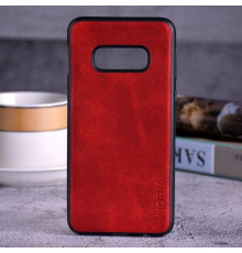 Шкіряний чохол AIORIA Vintage для Samsung Galaxy S10e red