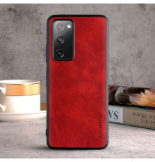 Шкіряний чохол AIORIA Vintage для Samsung Galaxy S20 FE red