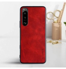 Шкіряний чохол AIORIA Vintage для Sony Xperia 5 IV red
