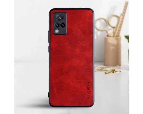 Шкіряний чохол AIORIA Vintage для Vivo V21 red Шкіряний чохол AIORIA Vintage для Vivo V21 red