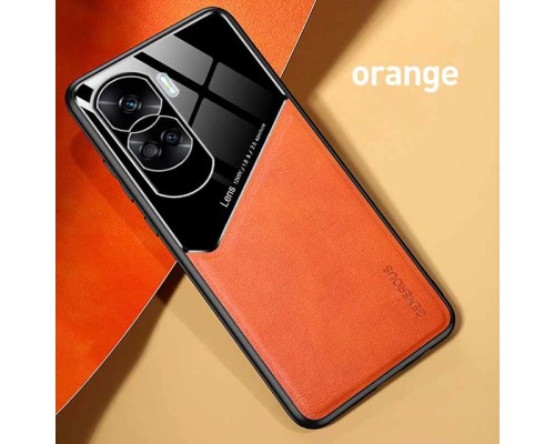 Бізнес чохол бампер GENEROUS для Huawei Honor 90 Lite зі скла і штучної шкіри Бізнес чохол бампер GENEROUS для Huawei Honor 90 Lite зі скла і штучної шкіри