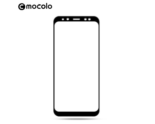 Захисне скло Samsung Galaxy A8 Plus (2018) A730 Full Glue 5D (Mocolo 0.33 mm)
