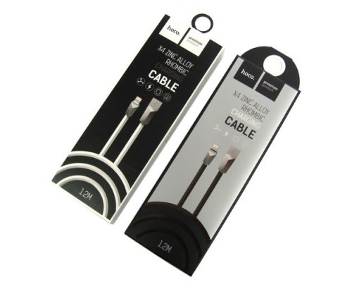 USB кабель Hoco Lightning X4 Zinc Alloy USB кабель Hoco Lightning X4 Zinc Alloy