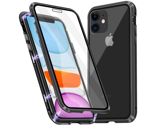 Magnetic case Full Glass 360 (магнітний чохол) для Iphone 11 Magnetic case Full Glass 360 (магнітний чохол) для Iphone 11