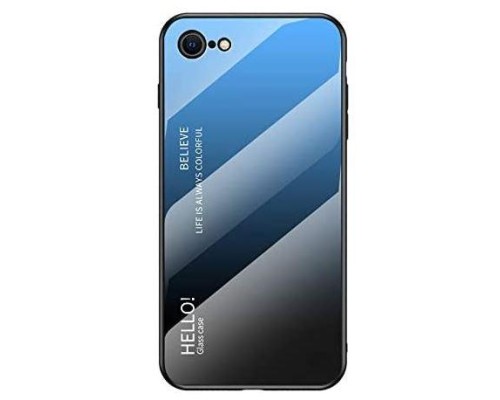 Чохол Apple iPhone SE 2020 / iPhone SE 2022 Gradient Hello Blue Black Чохол Apple iPhone SE 2020 / iPhone SE 2022 Gradient Hello Blue Black