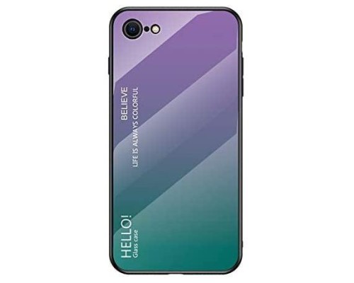 Чохол Apple iPhone SE 2020 / iPhone SE 2022 Gradient Hello Blue Black Чохол Apple iPhone SE 2020 / iPhone SE 2022 Gradient Hello Blue Black