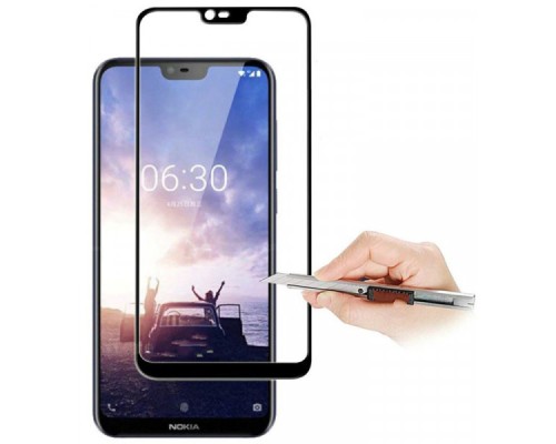 Захисне скло Nokia 7.1 Full Glue 5D (Mocolo 0.33 mm)