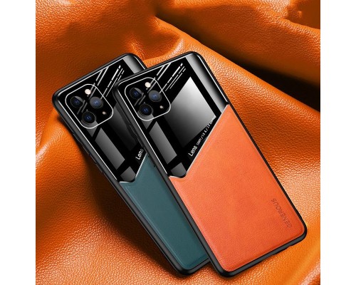 Бізнес чохол бампер GENEROUS для Apple Iphone 12 Pro зі скла і штучної шкіри Бізнес чохол бампер GENEROUS для Apple Iphone 12 Pro зі скла і штучної шкіри