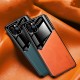 Бізнес чохол бампер GENEROUS для Apple Iphone 12 Pro зі скла і штучної шкіри