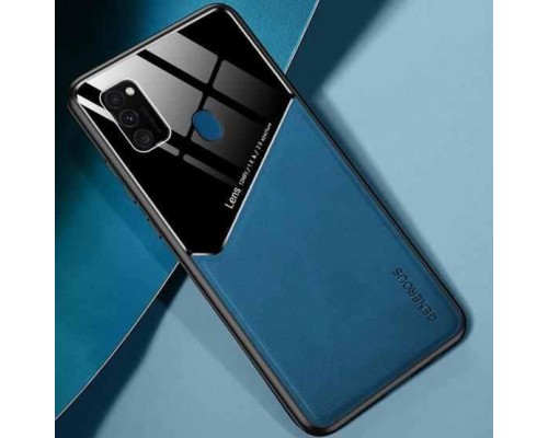 Бізнес чохол бампер GENEROUS для Samsung Galaxy M30s з скла і штучної шкіри Бізнес чохол бампер GENEROUS для Samsung Galaxy M30s з скла і штучної шкіри