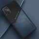 Бізнес чохол бампер GENEROUS для Samsung Galaxy A71 4G з скла і штучної шкіри