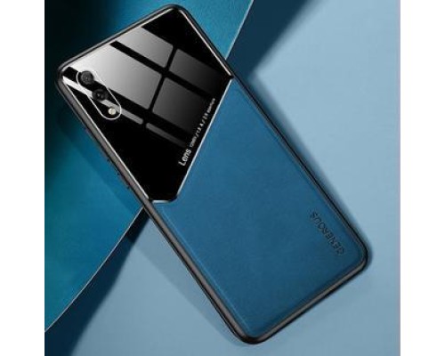Бізнес чохол бампер GENEROUS для Huawei Y7 Pro 2019 / Enjoy 9 з скла і штучної шкіри Бізнес чохол бампер GENEROUS для Huawei Y7 Pro 2019 / Enjoy 9 з скла і штучної шкіри