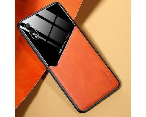 Бізнес чохол бампер GENEROUS для Huawei Y7 Pro 2019 / Enjoy 9 з скла і штучної шкіри Бізнес чохол бампер GENEROUS для Huawei Y7 Pro 2019 / Enjoy 9 з скла і штучної шкіри