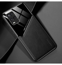 Бізнес чохол бампер GENEROUS для Oppo A54 4G з скла і штучної шкіри