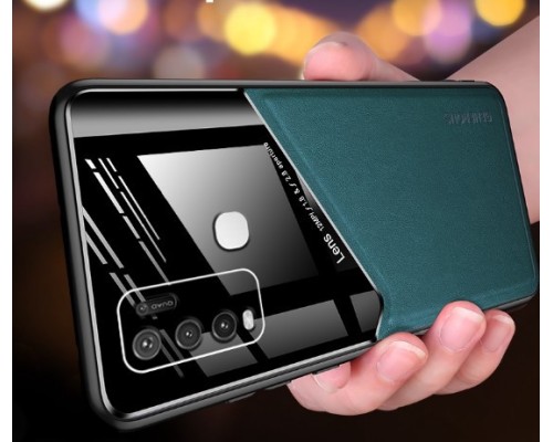 Бізнес чохол бампер GENEROUS для Vivo Y30 з скла і штучної шкіри Бізнес чохол бампер GENEROUS для Vivo Y30 з скла і штучної шкіри