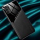 Бізнес чехол бампер GENEROUS для Samsung Galaxy A73 5G зі скла і штучної шкіри